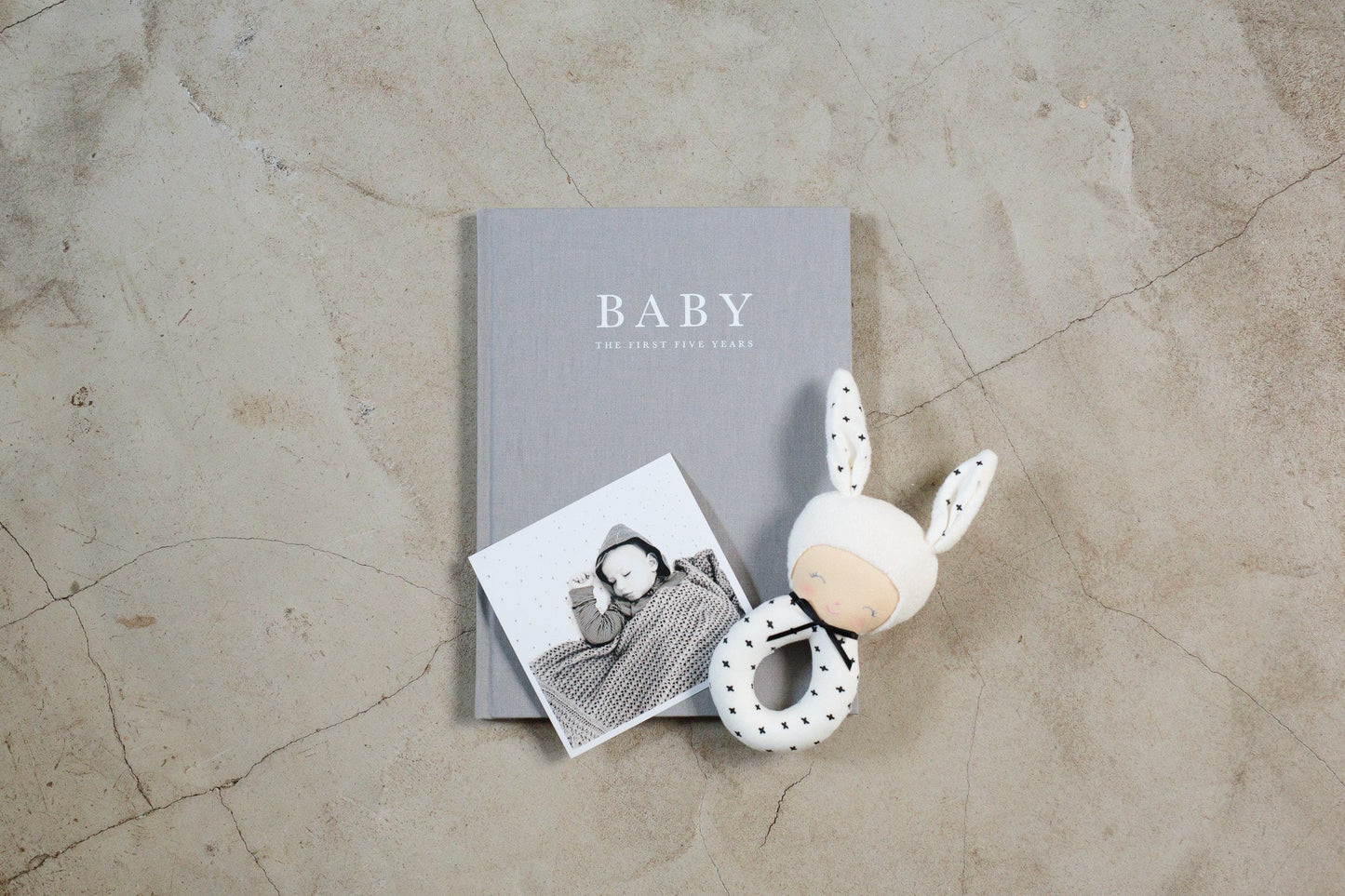 Baby Journal - Birth To Five Years GREY