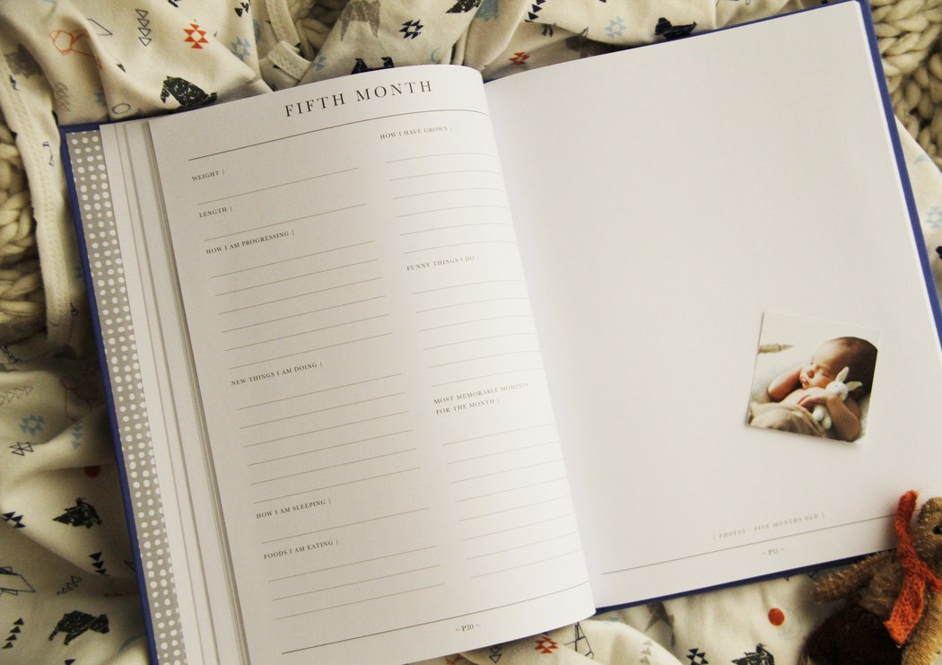 Baby Journal - Birth To Five Years BLUE