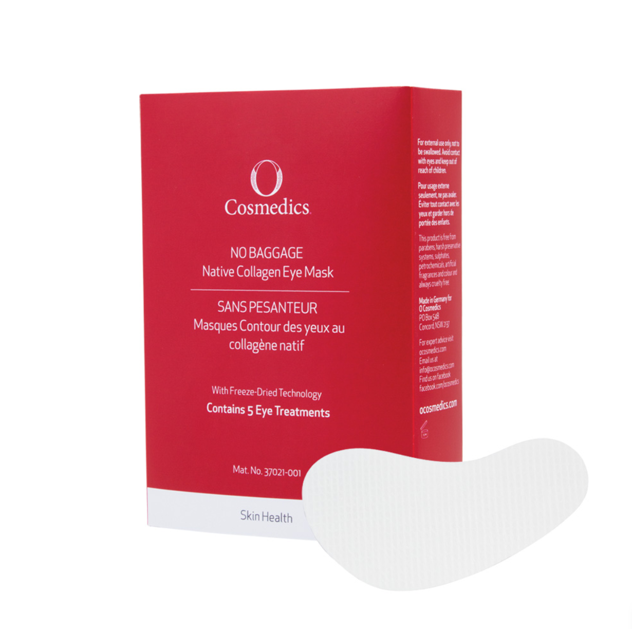 O Cosmedics - No Baggage Collagen Eye Masks