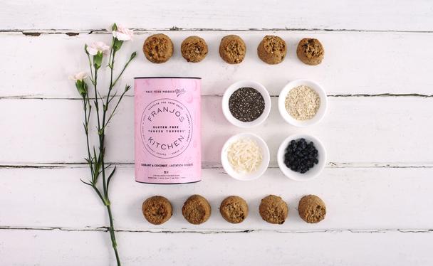 Franjos Kitchen Gluten Free Currant and Coconut Tanker Topper Biscuits